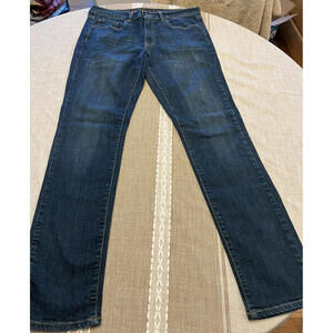 URBAN PIPELINE MAX FLEX MEN'S SLIM JEANS 33 x 32 MED/DARK WASH EXCELLENT, ZIP